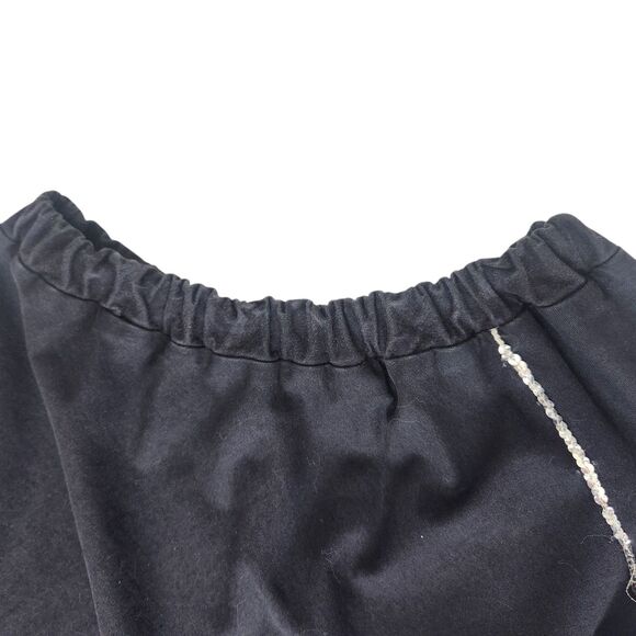 Iconic 50s-Black Poodle Skirt-Elastic Waist-Sequins-Rockabilly-Sock Hop-Adult OS - Picture 7 of 10